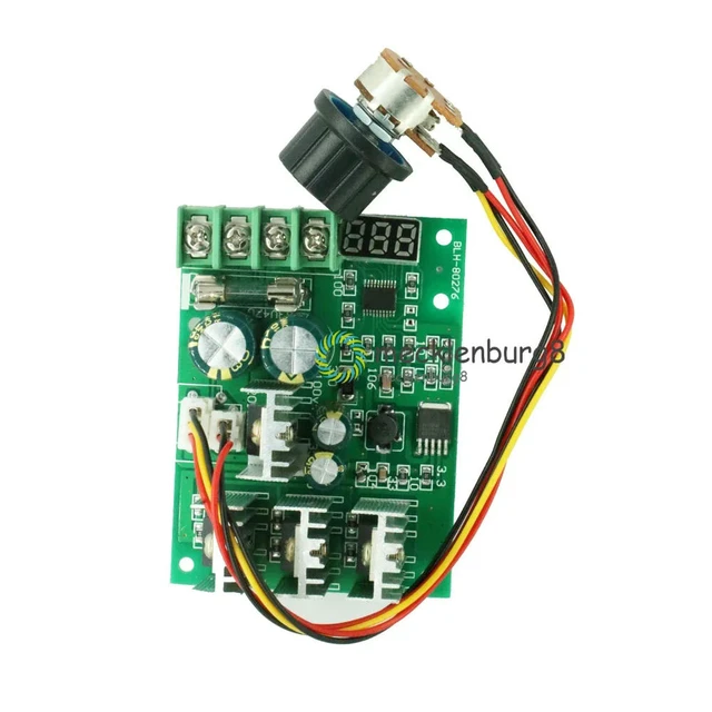 Alt view image 2 of 3 - PWM 30A Motor Speed Controller Board Dimmer Current Regulator + Display DC6-60V