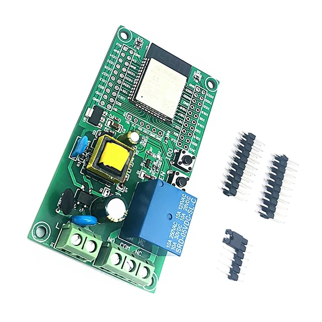 Alt view image 3 of 3 - AC90-250V ESP32 Bluetooth Single Relay Switch Module Board ESP32 Development Board 4M Byte Flash I/O UART Download Port