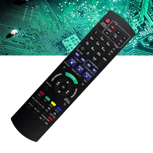 Alt view image 2 of 3 - N2QAYB000780 Remote Control Replacement Parts Accessories For Panasonic Blu-Ray DVD Recorder