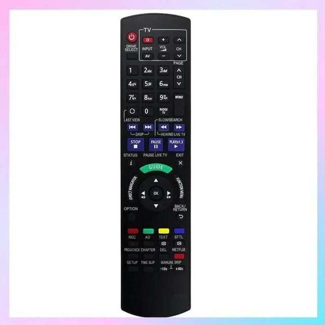 Main image of N2QAYB000780 Remote Control Replacement Parts Accessories For Panasonic Blu-Ray DVD Recorder