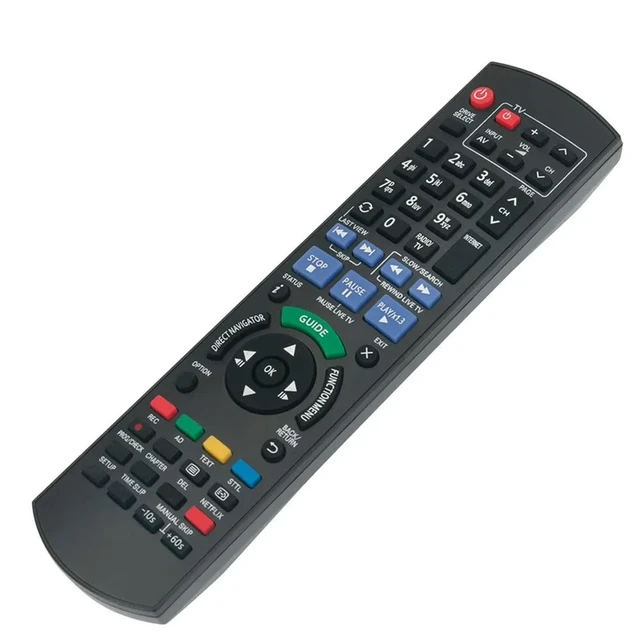 Alt view image 3 of 3 - N2QAYB000780 Remote Control Replacement Parts Accessories For Panasonic Blu-Ray DVD Recorder