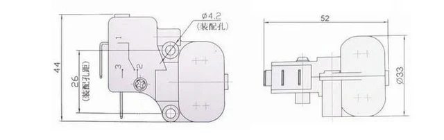 Alt view image 3 of 3 - 2PCS FD4 High Power Dump Tip Over Switch Fire Safety Tilt Sensor Shut Off 20A