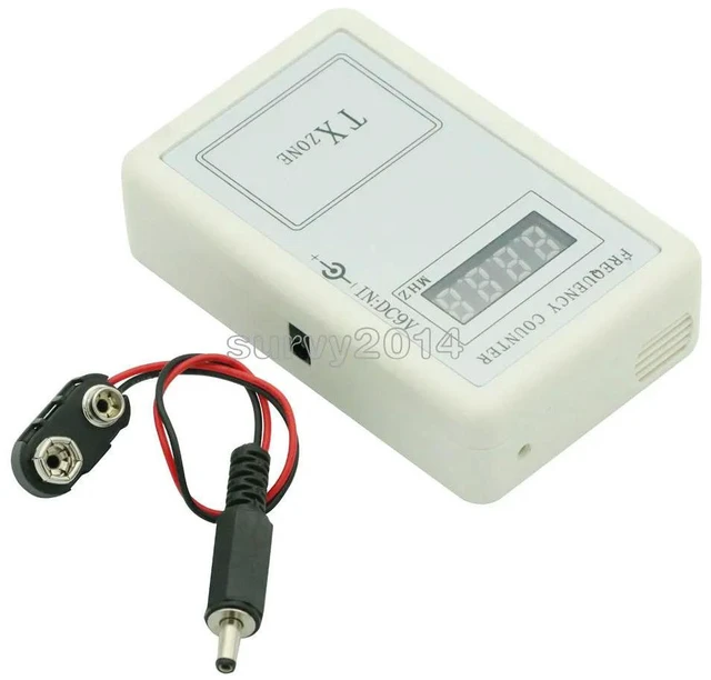 Main image of DC 7.5-10V Handheld Remote Control Frequency Meter Counter tester for Car Auto Remote Cymometer Detector Power Cable