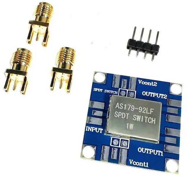 Main image of AS179-92LF RF SPDT switch 1W Frequency ( 300KHZ-3GHZ ) FOR Amplifier Ham Radio AS179 RF Switch Module