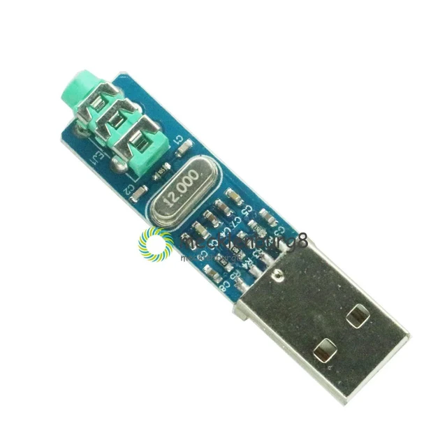 Alt view image 3 of 6 - 5V Mini PCM2704 USB DAC HIFI USB Sound Card USB Power DAC Decoder Board Module For Raspberry Pi 16 Bits
