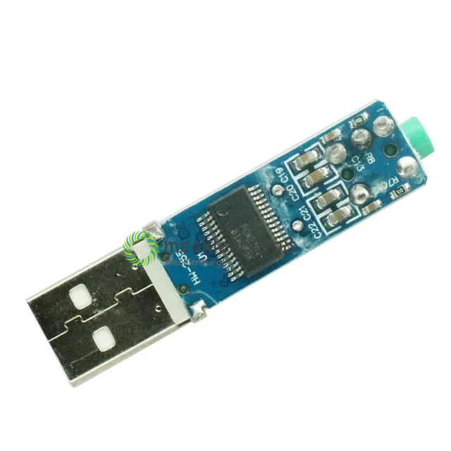 Alt view image 2 of 6 - 5V Mini PCM2704 USB DAC HIFI USB Sound Card USB Power DAC Decoder Board Module For Raspberry Pi 16 Bits