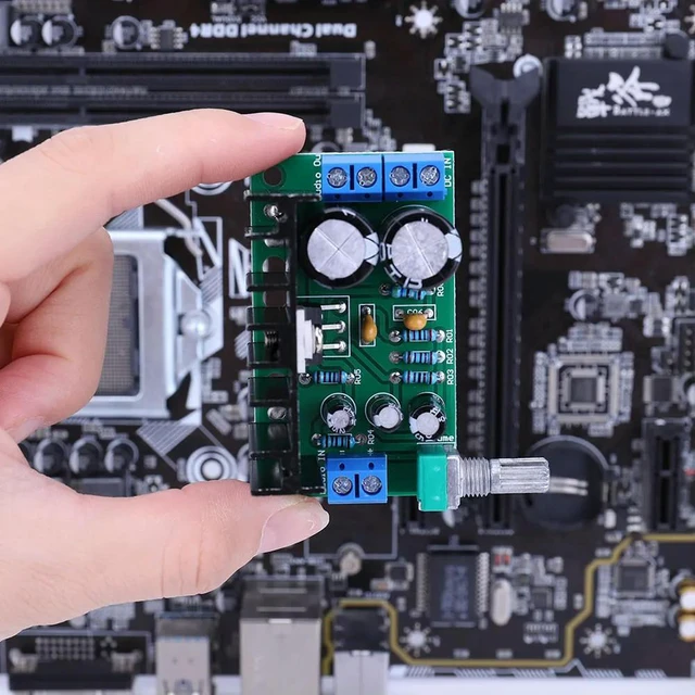 Alt view image 2 of 6 - TDA2050 Mono Audio Power Amplifier Board 10-100W Audio Amplifier Module 1-Channel Stereo Power Amplifier DC/AC 12-24V