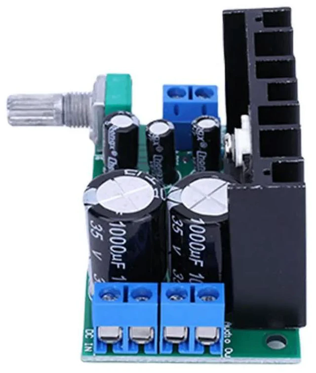 Alt view image 3 of 6 - TDA2050 Mono Audio Power Amplifier Board 10-100W Audio Amplifier Module 1-Channel Stereo Power Amplifier DC/AC 12-24V
