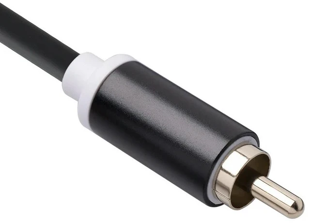 Alt view image 2 of 3 - 1 RCA Female to 2 RCA Male Y Stereo Audio Cable Replacement for Car Speaker Amplifier 29cm RCA Male Connectors Audio Cable