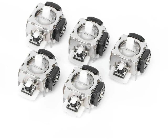 Main image of 5pcs 3D Thumb Joystick Rocker Game Handle Repair Parts for 360 Gaming Controller Gamepad 3D Analog Joystick Module