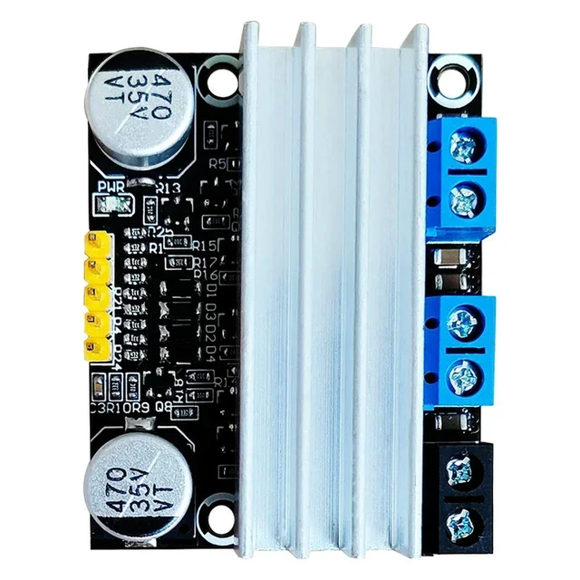 Alt view image 3 of 3 - BM1 10A Dual Channel H-bridge DC Motor Drive Module Positive And Negative PWM Speed Dimming 3-18V Low Voltage High Current