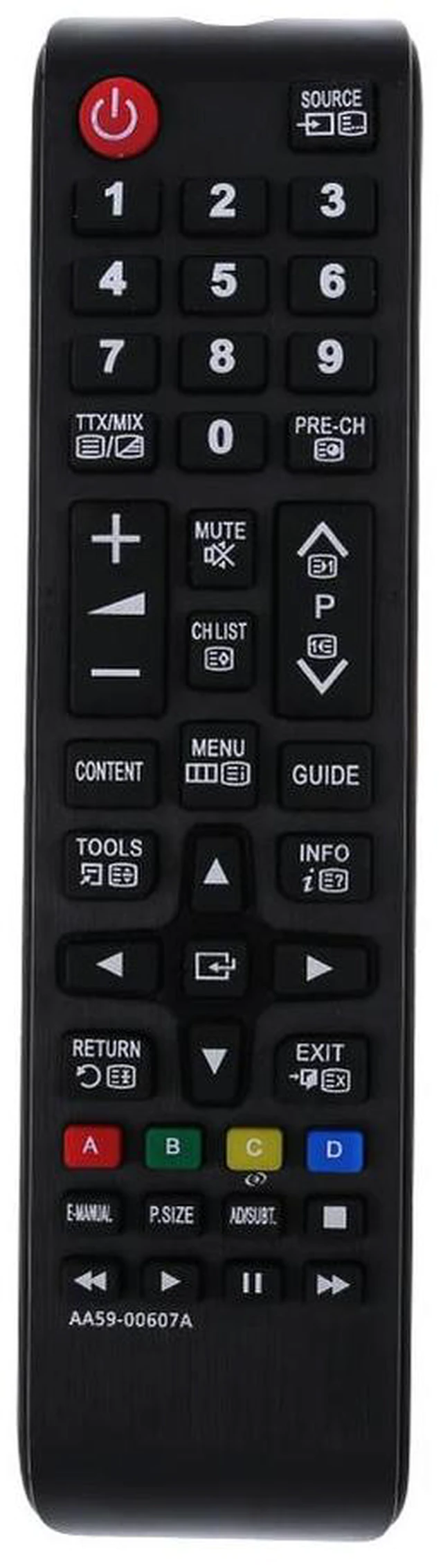 Alt view image 2 of 3 - Plastic Remote Control Replacement Parts Television TV Remote Control for AA59-00607A AA59-00611A for AA5900743A