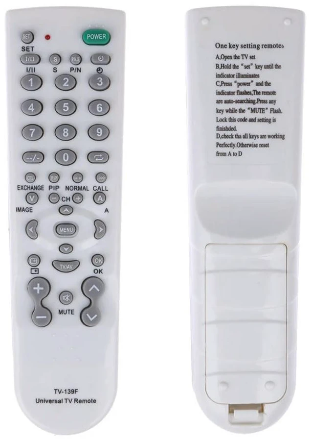 Main image of Universal TV Remote Control Remote Controller for Television TV-139F Multi-functional TV 139F