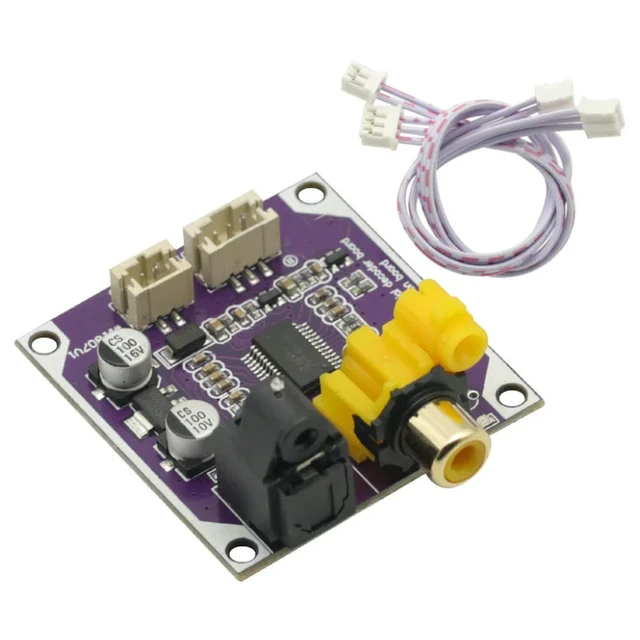 Alt view image 3 of 3 - DAC Digital Audio Decoder 24bit 192khz Optical Fiber Coaxial Digital Signal Input Stereo Output Decod board