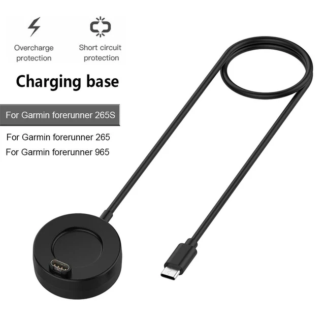 Alt view image 2 of 3 - watch Charger Dock Universal Watch Charger Data Cable Type-C Interface Replacement for Forerunner 265 265S 965