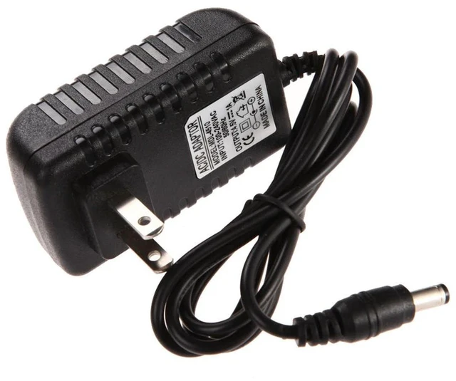 Main image of Power Adapter AC 100-240V Input with 5.5x2.5mm DC Output Jack Supply Charger Power Supply Adapter US Plug Adapter