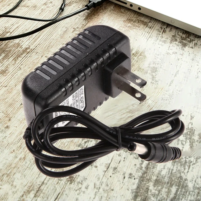 Alt view image 2 of 3 - Power Adapter AC 100-240V Input with 5.5x2.5mm DC Output Jack Supply Charger Power Supply Adapter US Plug Adapter
