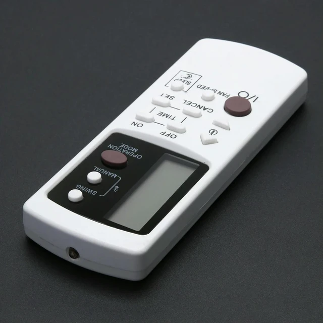 Alt view image 2 of 3 - Universal White LCD A/C Air Conditioner Remote Control Timer Switch Clock Remote Control for Galanz GZ 1002A-E3