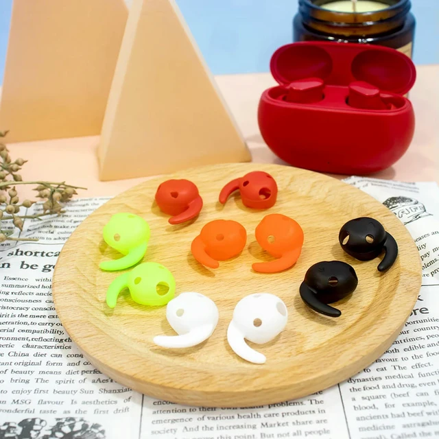 Alt view image 2 of 3 - 5 Pairs Silicone EarTips Cover Holder Anti-Slip Ear Covers Holder Drop-proof Ear Hook Accessories Replacement for Studio Buds