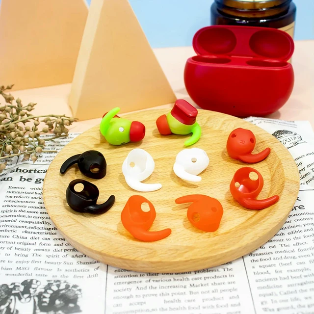 Alt view image 3 of 3 - 5 Pairs Silicone EarTips Cover Holder Anti-Slip Ear Covers Holder Drop-proof Ear Hook Accessories Replacement for Studio Buds
