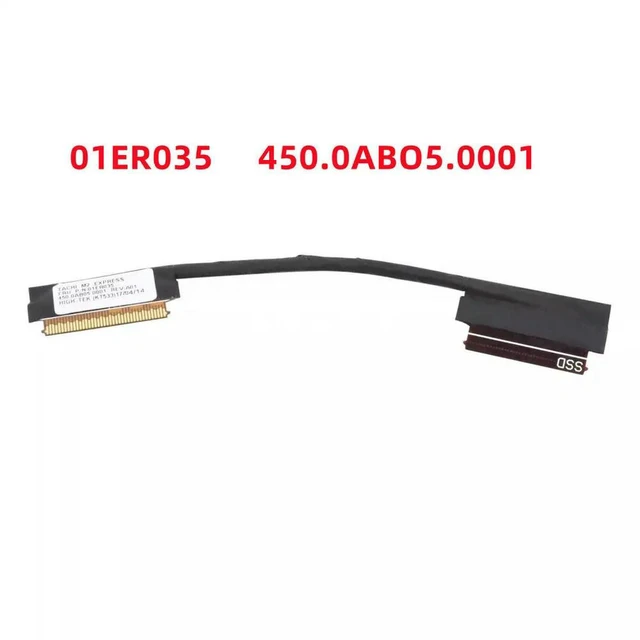 Main image of Hdd cable for thinkpad t570 p51s m2 ssd 01er035 450.0AB05.0001 sata hard drive cable hdd connector