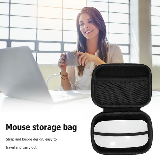 Alt view image 2 of 3 - EVA Carrying Bag Shockproof Gaming Mouse Box Case Pouch Protection Box Mouse Cover for Pebble M350