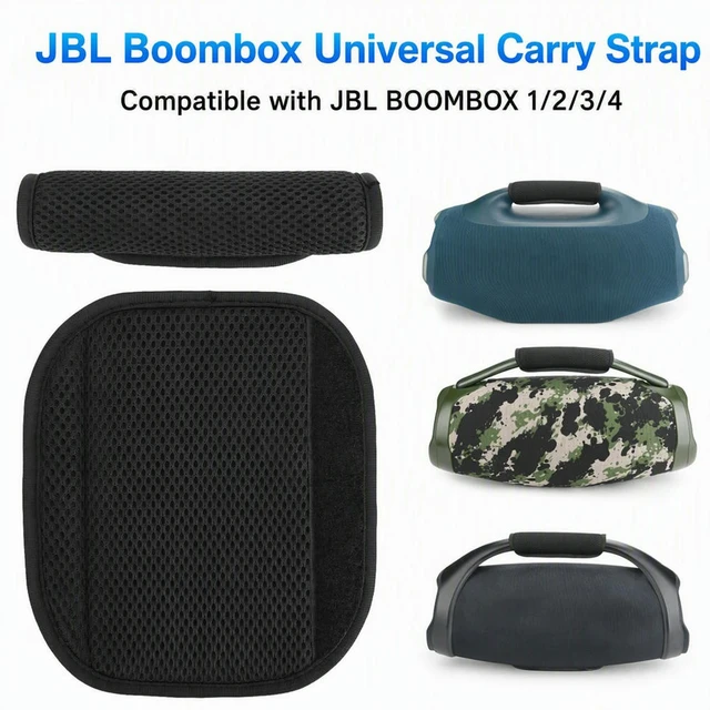 Alt view image 3 of 3 - Anti-Slip Mesh Handle Grip Cover for Boombox 1 2 3 4 Partybox Breathable Wrist Strap Speaker Carrying Protector Pad