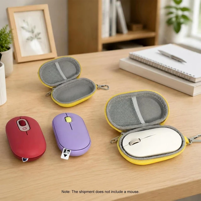 Alt view image 2 of 3 - Hard Case Replacement Compatible for Pebble Mouse Carrying Case Mouse Box Hard Case & Compact