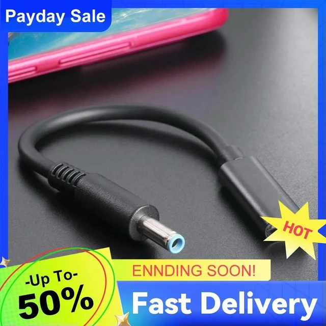 Main image of PD USB Type C Female to 4.5x3.0mm DC Jack Charger Adapter Cable for Laptop