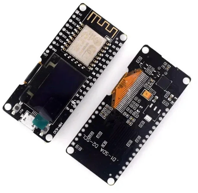 Main image of ESP8266 ESP-12F Module CP2102 Development Board 0.96 inch OLED Display with Pin for Anrduino NodeMCU WeMos