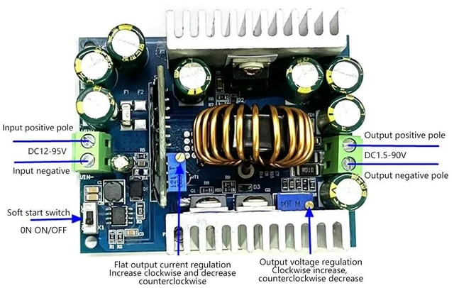 Alt view image 3 of 3 - 500W 15A DC-DC Buck Converter Step Down Module Constant Current LED Driver Power Step Down Voltage Module For Board