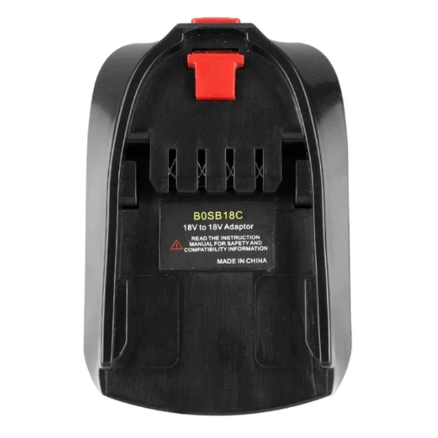 Alt view image 3 of 3 - Adapter Converter BOSB18C Use For 18V Li-Ion BAT618 On Home Lithium Electrical Power Tool Replace All 18V
