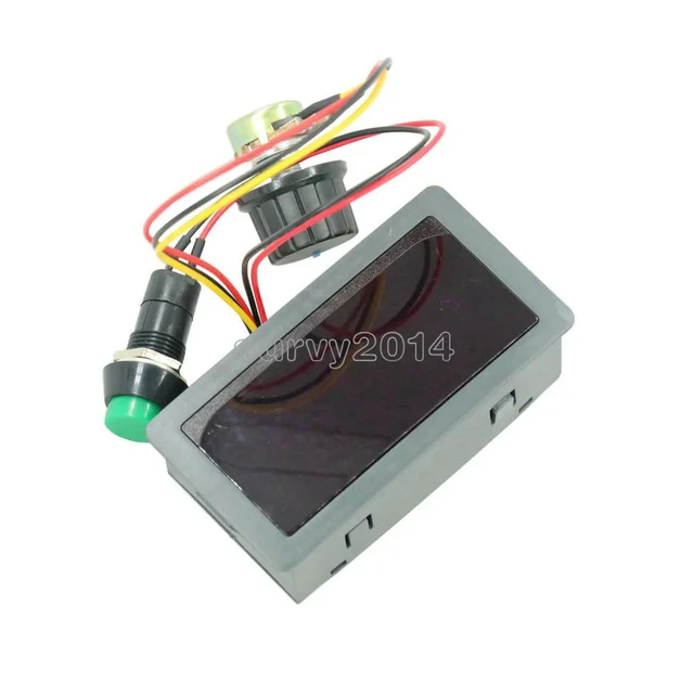 Alt view image 2 of 3 - DC 6V-30V 12V 24V MAX 8A 16kHz Adjustable PWM Motor Speed Controller Digtal Display DC motor Control CV Governor Switch