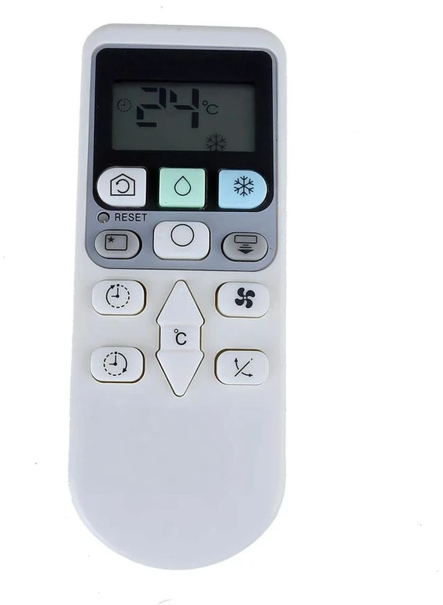 Alt view image 2 of 3 - A/C Remote Control Powered Remote Control White Replacement for Hitachi 01 RAR-3V2 RAR-2P2 RAR-3U1