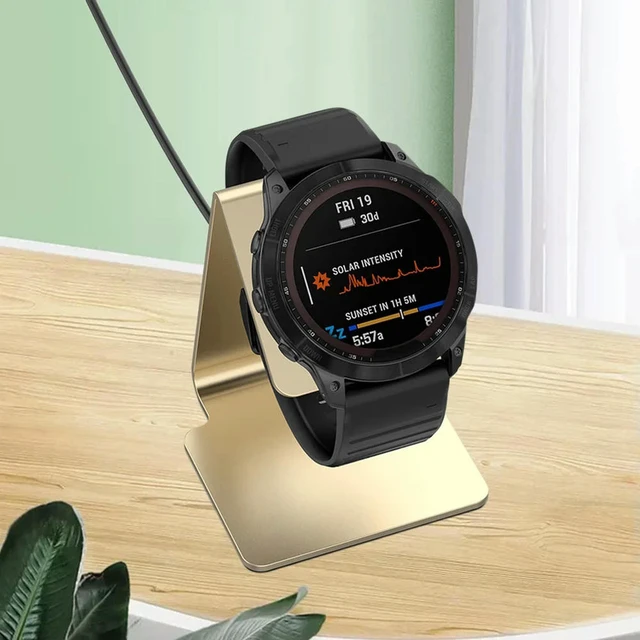Alt view image 3 of 3 - watch Charger Stand Support Watch Stand Bracket Aluminum Alloy for Fenix 7S/forerunner 745/Venu SQ