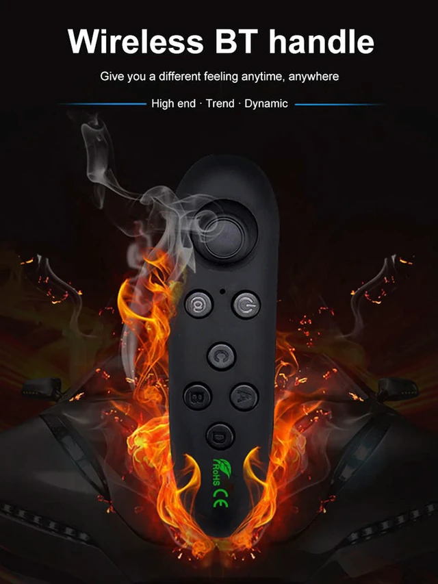 Alt view image 3 of 3 - Plastic Remote Controller Powered Remote Gamepad Bluetooth-compatible 3.0 Accessories for Android IOS