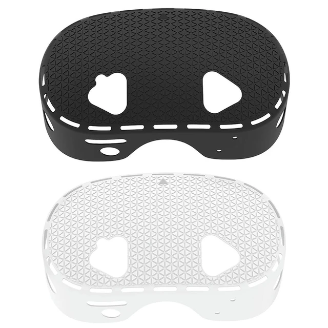 Alt view image 3 of 3 - Silicone Cover VR Shell Cover Front Headset Protector Cover Silicone Front Protective Cover for Quest 3S VR Glasses Headset