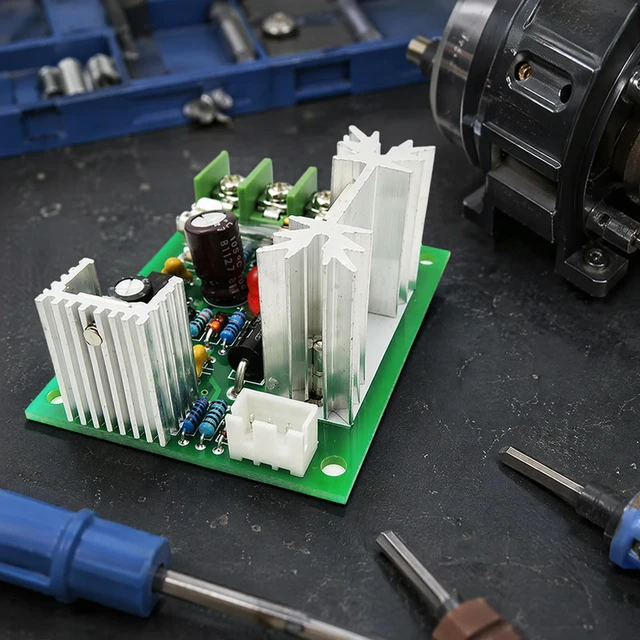 Alt view image 2 of 3 - CCM6N DC PWM Motor Speed Controller with Fuse 120W 5A Mini Switch Controller High Power Drive Module for DIY Automation