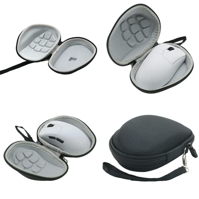Alt view image 2 of 3 - Advanced Hard Cases for Delux/Colorful M900Pro Gaming Mouses Use Mouse Carrying Bags with Zipper with Hand Strap
