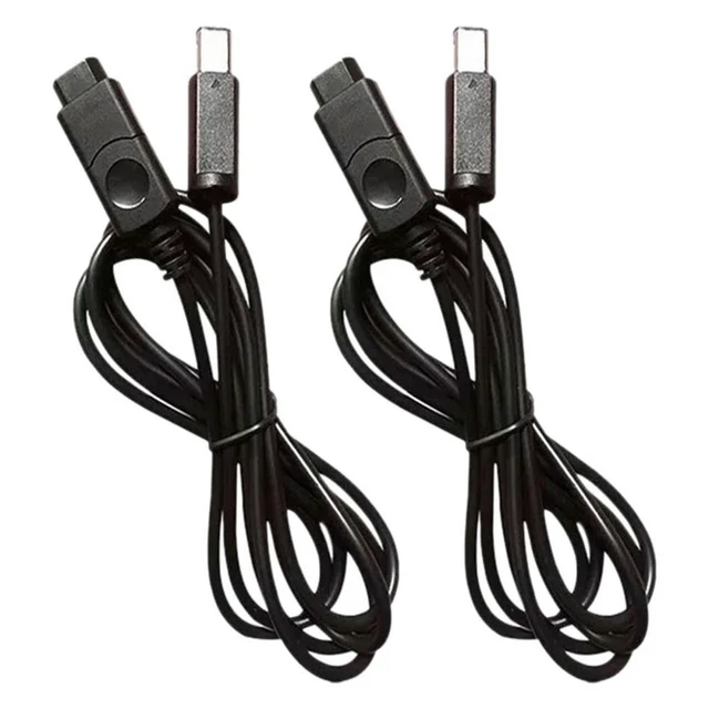Alt view image 2 of 3 - 2PCS Gamepad Extension Cable Dance Mat Extension Cable For Wii, NGC, GAME CABIE 6FT/1.8M