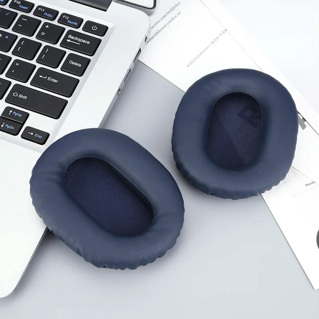 Alt view image 2 of 3 - Replacement Earpads Ear-cushions Earmuffs Soft Protein Leather Over Ear Cushions Memory Foam Headset EarPads for WH-CH710N
