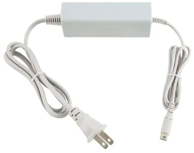 Main image of Replacement AC Power Supply Adapter Gamepad Controll Power For For Wiiu Game Console, Easy To Use US Plug