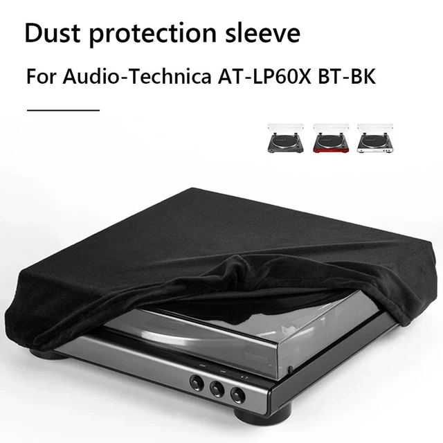 Alt view image 3 of 3 - Protective Cover Spandex High Elasticity Turntable Dust Case Sleeve with Elastic Band for AT-LP60XBT