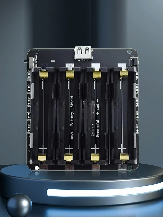 Alt view image 3 of 3 - Li-ion V3 Shield Holder Holder Overcharge Protection Power Bank Charging Module for Raspberry Pi