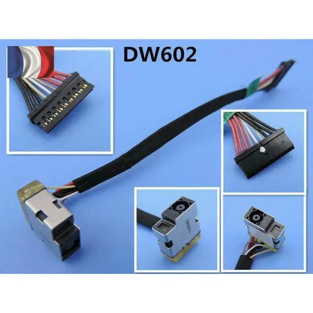 Alt view image 2 of 2 - For omen 15t-5000 15-5220 15-5250nx 5213dx power charging interface head