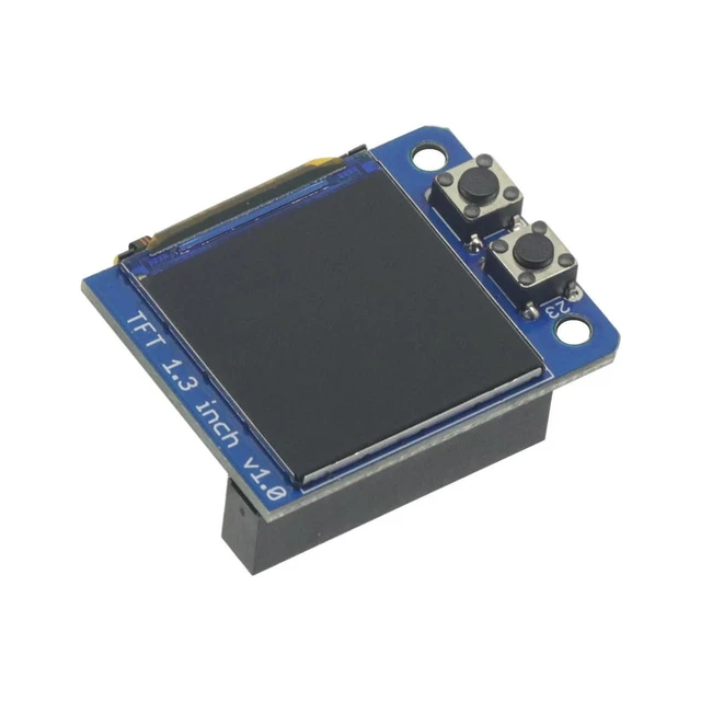 Alt view image 2 of 3 - Mini 1.3 Inch IPS Display Module, 240x240 Full Color ST7789 SPI TFT Screen for Raspberry Pi Add-on