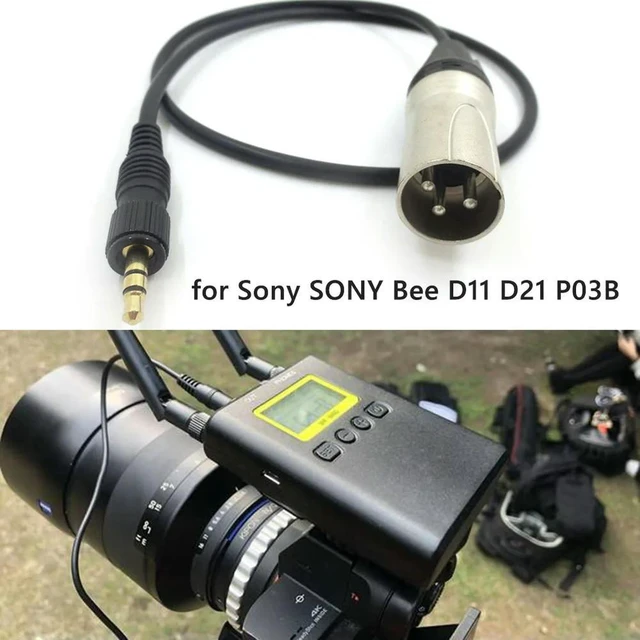 Alt view image 3 of 3 - Splitter Audio Cable Insert 3.5mm Audio for UWP D11 Sound Recording Equipment Microphone Accessories