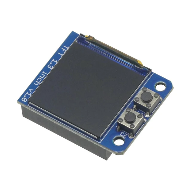 Main image of Mini 1.3 Inch IPS Display Module, 240x240 Full Color ST7789 SPI TFT Screen for Raspberry Pi Add-on