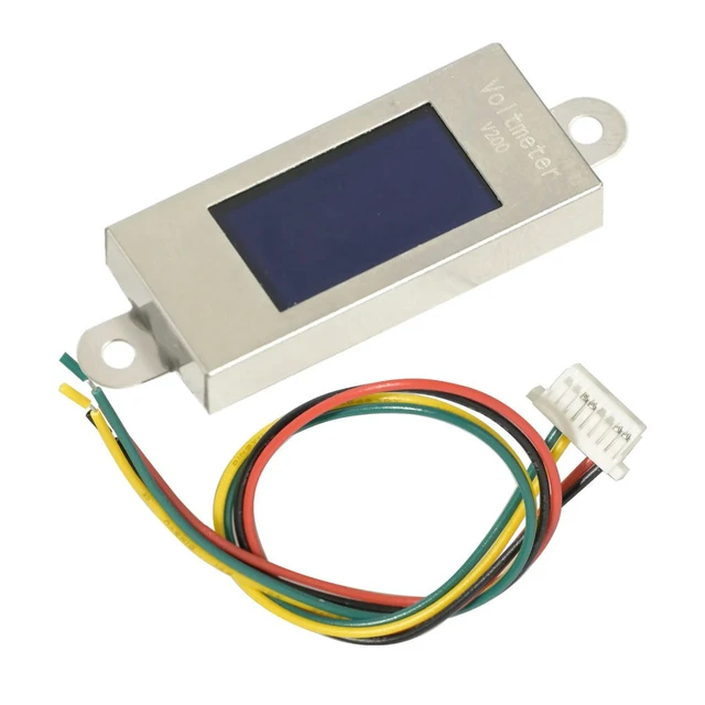 Alt view image 3 of 3 - DualChannel OLED Digital Voltmeter, DC 030V High Precision Voltage Measuring Module, ±0.009 Accuracy, 530V Powered
