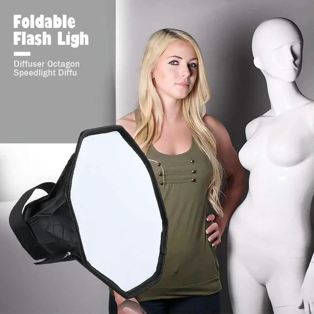 Alt view image 2 of 3 - PULUZ Octagon Style Flash Light Cloth 20cm Flash Lamp Softbox Camera Accessories